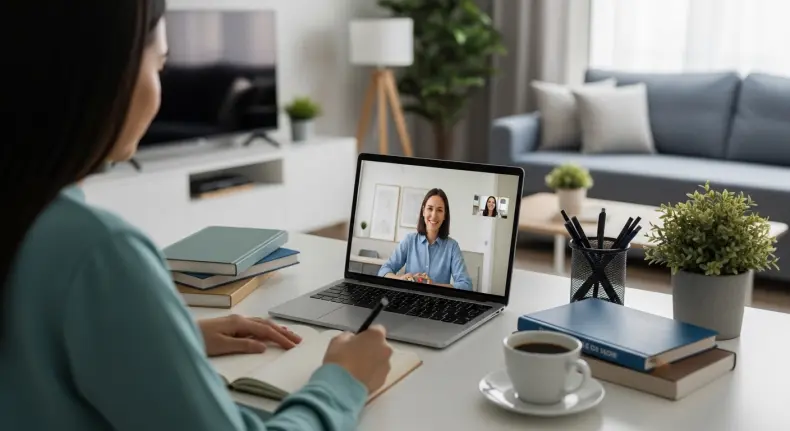 Modalidades online e presenciais com flexibilidade